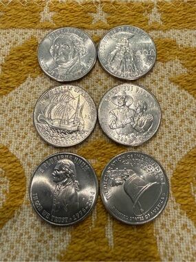 2026 America 250th Anniversary Quarter Set – All 3 Designs – 6 Coins